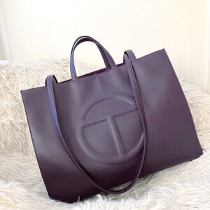 Telfar • NWOT Large Shopper in Eggplant